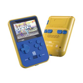 Console rétrogaming Just For Games Capcom Edition Super Pocket Bleu, Jaune et Blanc