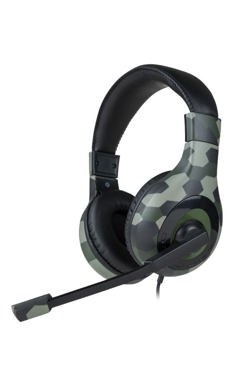 Nacon Micro Casque Stéréo Pour Pc Et Consoles Camo