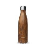 Bouteille isotherme Qwetch 500 ml Wood Brun