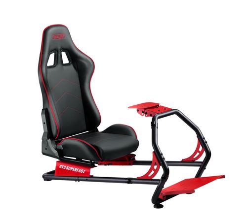 Châssis simulateur de conduite Oplite GT3 OP-GTR-ER Superfast Noir et rouge