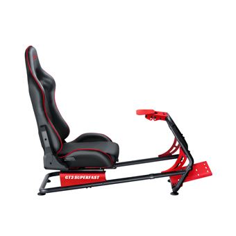 Châssis simulateur de conduite Oplite GT3 OP-GTR-ER Superfast Noir et rouge