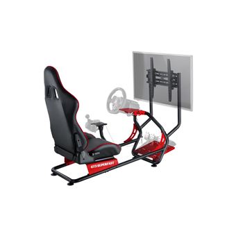 Châssis simulateur de conduite Oplite GT3 OP-GTR-ER Superfast Noir et rouge