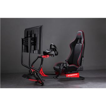 Châssis simulateur de conduite Oplite GT3 OP-GTR-ER Superfast Noir et rouge