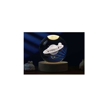 Lampe Itotal Led Crystal Ball Saturn Large