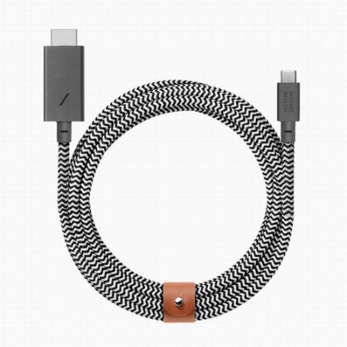 Câble Native Union USB-C vers Lightning 3 m Noir et Blanc
