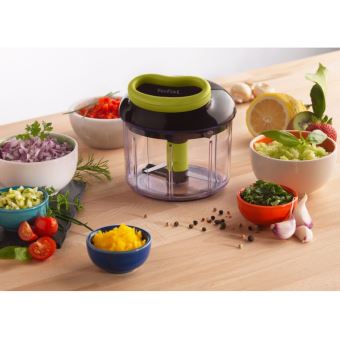 Hachoir Manuel 900ml Avec 10 Lames Inox - Coupe Oignon Et Mixeur Pour Aliments