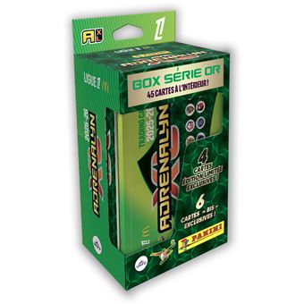 Boîte Panini Adrenalyn XL Ligue 1 McDonald's 2024-2025 - 50 Pochettes (300 Cartes) - Collection, échange, Jeu