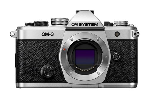 Appareil photo hybride Om System OM-3 Boîtier nu Argent