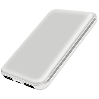 Batterie externe On Earz Mobile Gear Powerbank 5000 mAh 2.1A Polymère Blanc