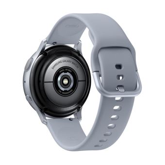 Montre connectée Samsung Galaxy Watch Active2 40 mm Boîtier Aluminium  Bracelet en silicone Gris - Fnac.ch - Montre connectée