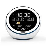 Station météo et enceinte Bluetooth Nasa WSP1500 avec radio-réveil Blanc