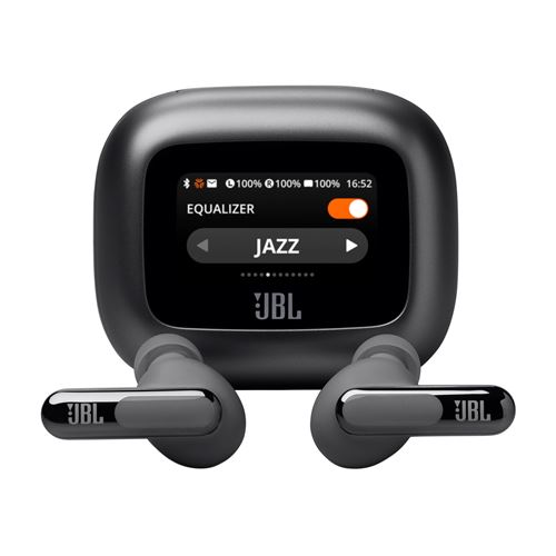 Ecouteurs sans fil Bluetooth JBL Live Beam 3 avec réduction de bruit Noir