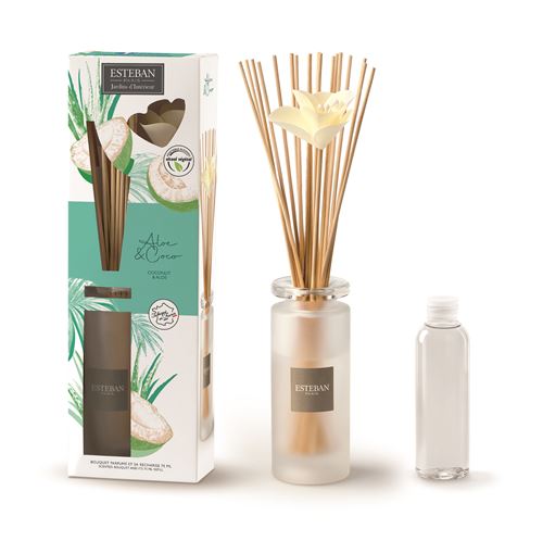 Bouquet parfumé soliflore Esteban Aloé et Coco 75 ml