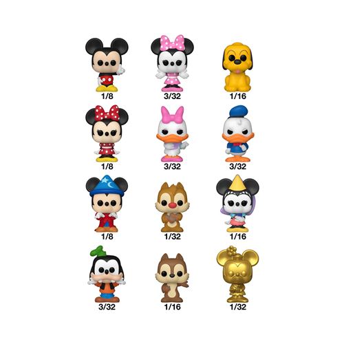 Figurine Funko Bitty Pop! Singles Disney in PDQ Modèle aléatoire