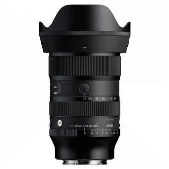 Objectif zoom Sigma 17-40 mm F1,8 DC Art Noir pour Monture Sony-E