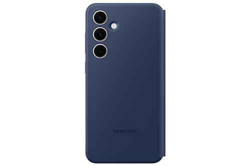 Etui Folio Clear View Cover avec porte-carte pour Samsung Galaxy S24 FE Bleu