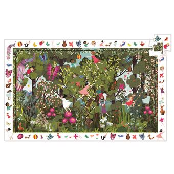 Puzzle enfant Djeco Jeux au jardin 100 pièces