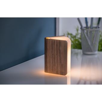 Lumière livre intelligente Mini Noyer