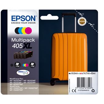 Pack de Cartouche d'encre Epson PACK Valise 4 couleurs XL - 1