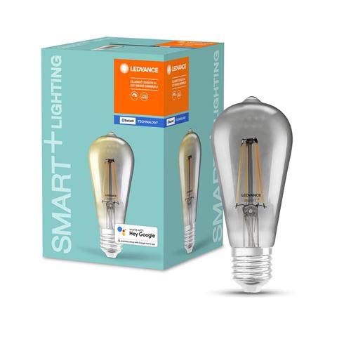 Ampoule connectée Ledvance Smart avec Filament Edison Dimmable 44 6 W Blanc