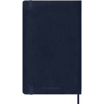 Agenda scolaire Moleskine 2022 2023 Semainier Horizontal grand format Souple Bleu Saphir