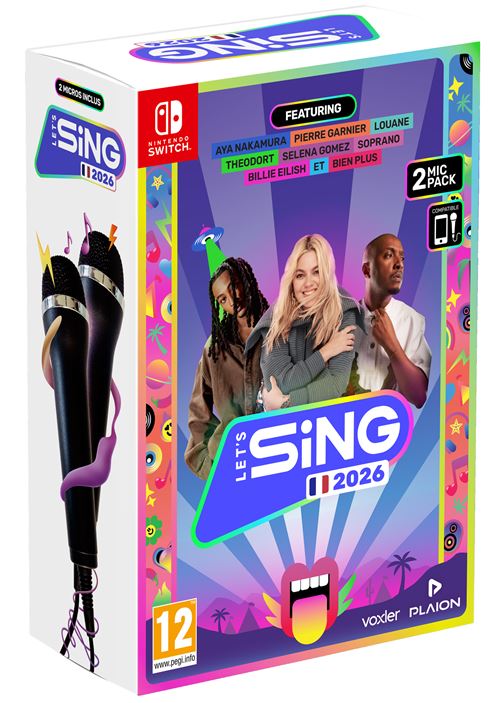 Plaion Let's Sing 2026 + 2 Micros - Switch - Image 4