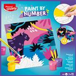 MAPED CREATIV - PEINTURE AU NUMERO JUNGLE LEOPARD ET OISEAU