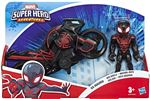 Figurine Super Heroes Marvel Spiderman et moto