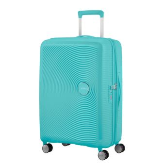 Valise American Tourister Soundbox 4 roues Extensible 67 cm Bleu