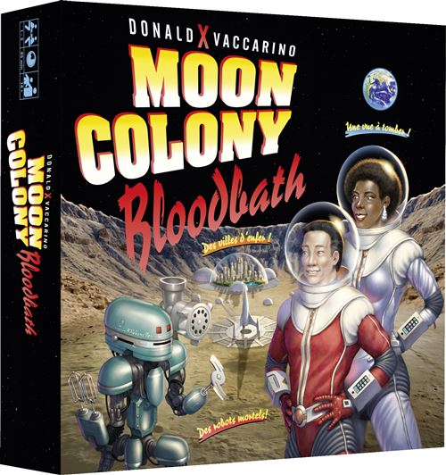 Asmodee RIO GRANDE GAMES Moon Colony Bloodbath Jeu de cartes expert stratégie et survie - 1 à 5 joueurs - dès 14 ans - 45 à 90 min