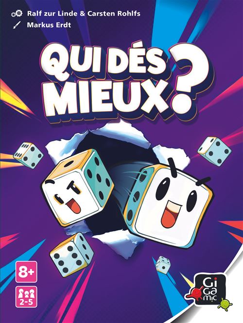 Jeu d’ambiance Gigamic Qui dés mieux ?