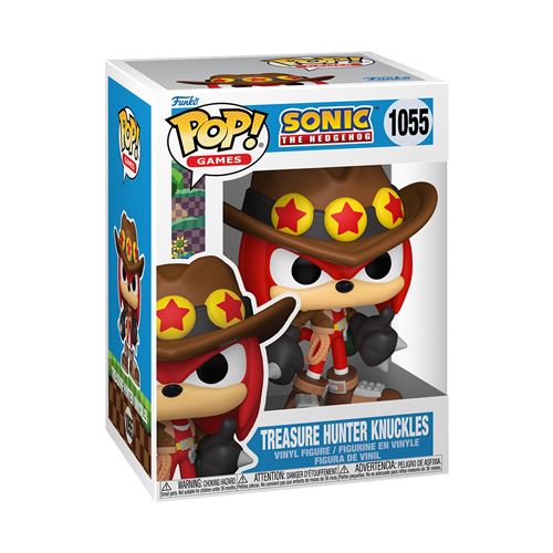 Figurine - Pop! Games - Sonic the Hedgehog - Treasure Hunter Knuckles - N° 1055 - Image 3