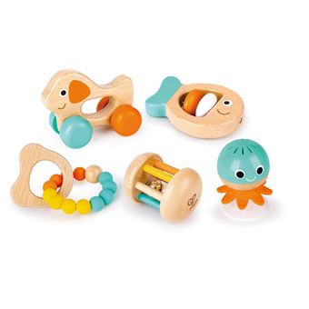 Hochet Hape Coffret sensoriel premier âge - 1