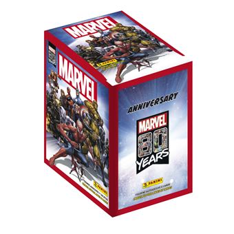 Boîte de 50 pochettes Panini Marvel 80 ans