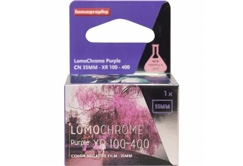 Film négatif 24x36 Lomography Lomochrome Purple XR 100-400iso 36poses