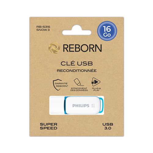 Clé USB 3.0 16 Go Reconditionné Reborn