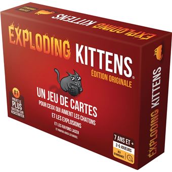 Jeu d'ambiance Asmodée Exploding Kittens