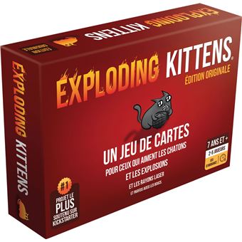 Jeu d'ambiance Asmodée Exploding Kittens