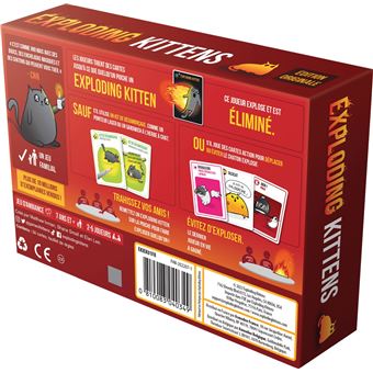 Jeu d'ambiance Asmodée Exploding Kittens