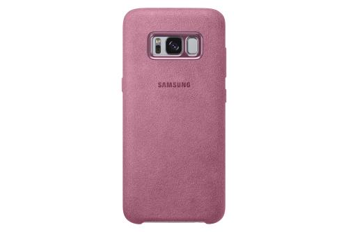 Coque Samsung en Alcantara Rose pour Galaxy S8