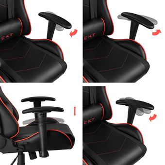 Fauteuil Gaming REKT BG1 Noir et Rouge