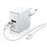 Chargeur secteur USB Temium + Câble Micro USB Blanc_0