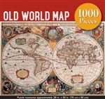 Puzzle Peter Pauper Carte ancienne du monde 1000 pièces 50 x 70 cm