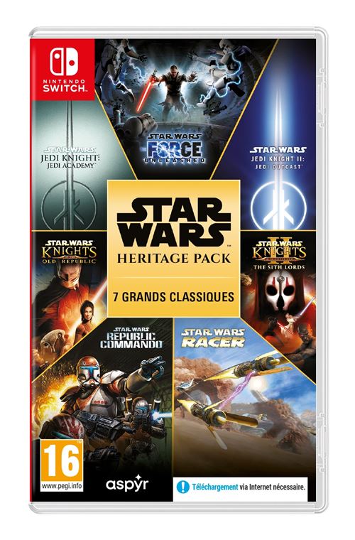 Star Wars Heritage 6 jeux en 1 Nintendo Switch