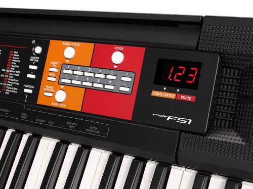 Clavier Yamaha 61 touches PSR-F51 Noir Synthétiseur Achat