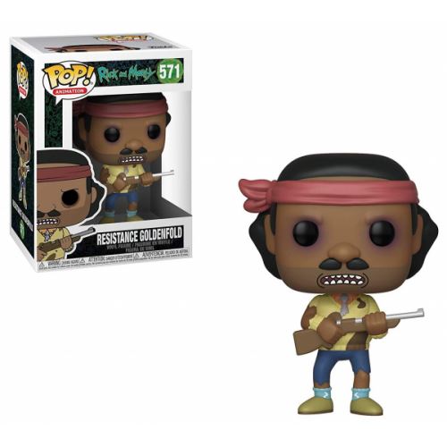 Figurine Funko Pop Animation Rick et Morty 571 Resistance Goldenfold