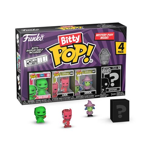 Pack 4 figurines Funko Bitty Pop The Nightmare before Christmas Oogie Boogie État correct -  reconditionné disponible sur Fnac