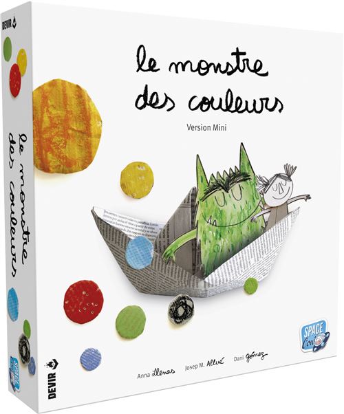 Boite de Jeu classique Asmodee Le Monstre des couleurs Refresh