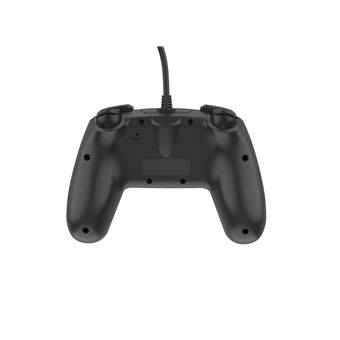 Manette filaire Alpha Omega Players Noir pour Nintendo Switch PC et Android