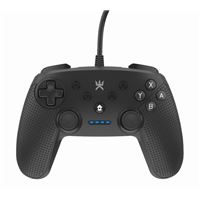 Manette filaire Alpha Omega Players Noir pour Nintendo Switch PC et Android